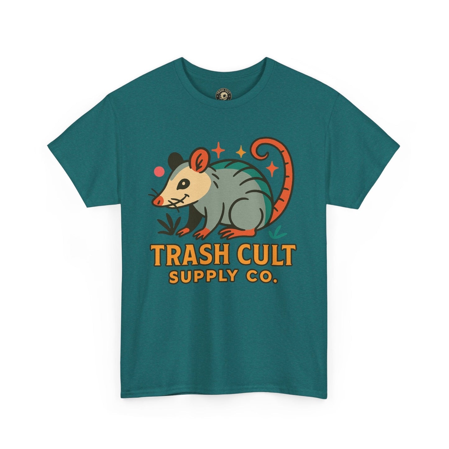 Trash Cult Unisex Cotton Tee, Trendy Apparel, Gift for Nature Lovers, Eco-Friendly Fashion, Unique Graphic Tee, Beach Casual Wear
