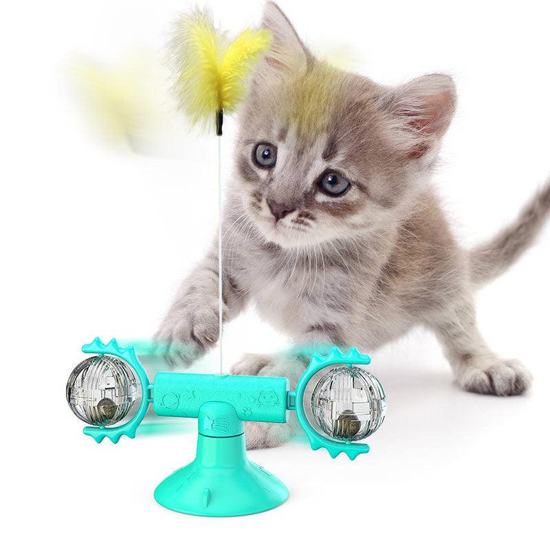 Rotating Windmill Scratching Cat Toy