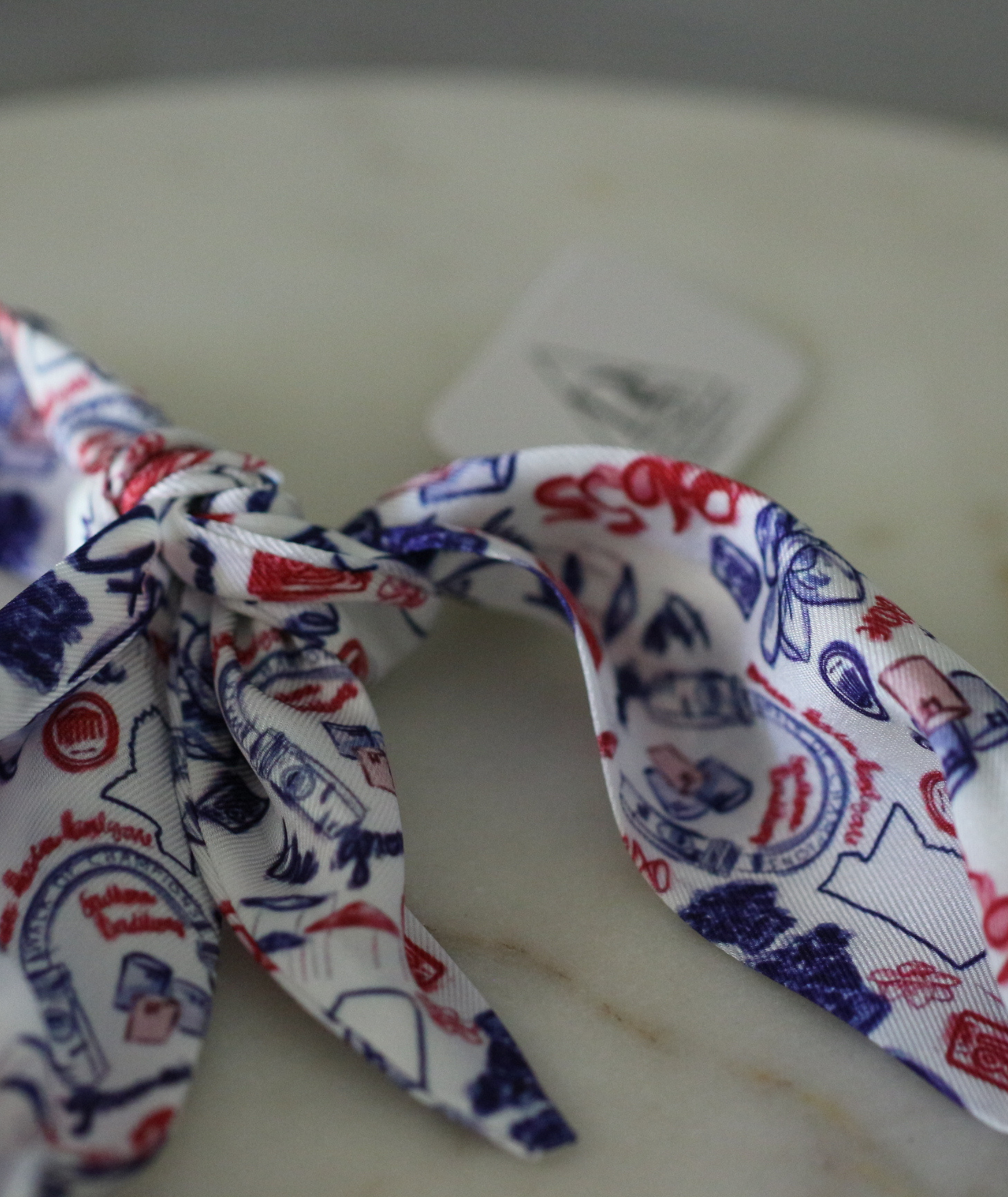 Oxford Tailgate Scarf Necklace