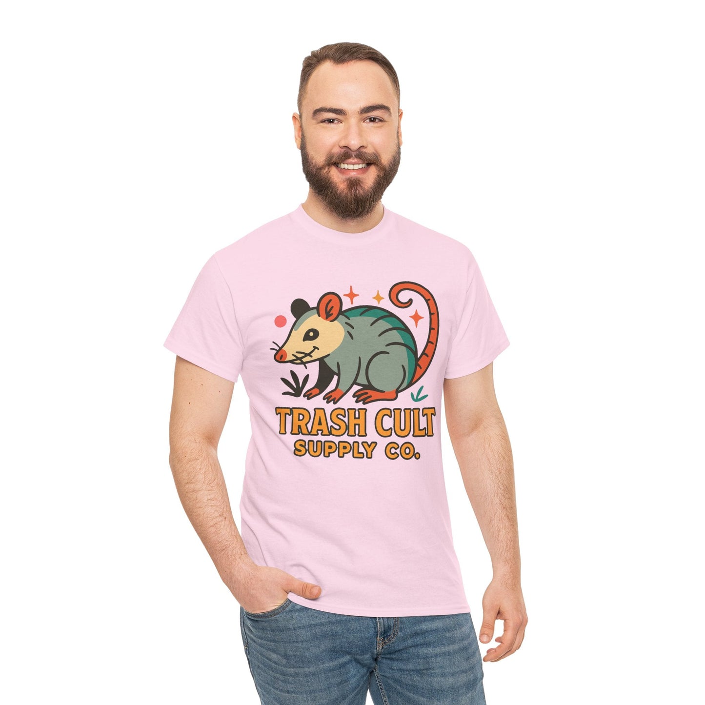 Trash Cult Unisex Cotton Tee, Trendy Apparel, Gift for Nature Lovers, Eco-Friendly Fashion, Unique Graphic Tee, Beach Casual Wear