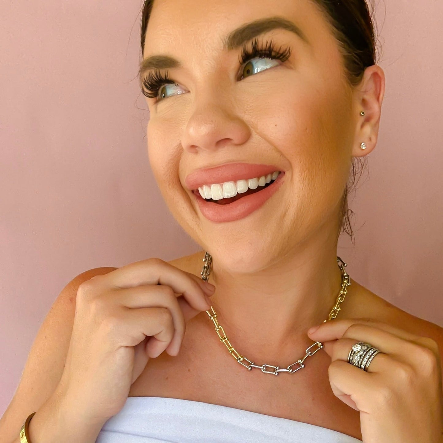 Link Up Gold Necklace