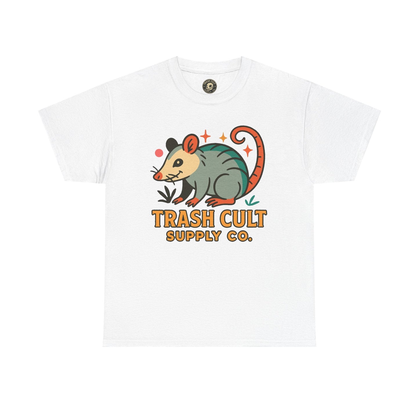 Trash Cult Unisex Cotton Tee, Trendy Apparel, Gift for Nature Lovers, Eco-Friendly Fashion, Unique Graphic Tee, Beach Casual Wear