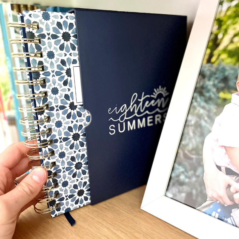 Ocean Blue Tile Moments of Joy Journal