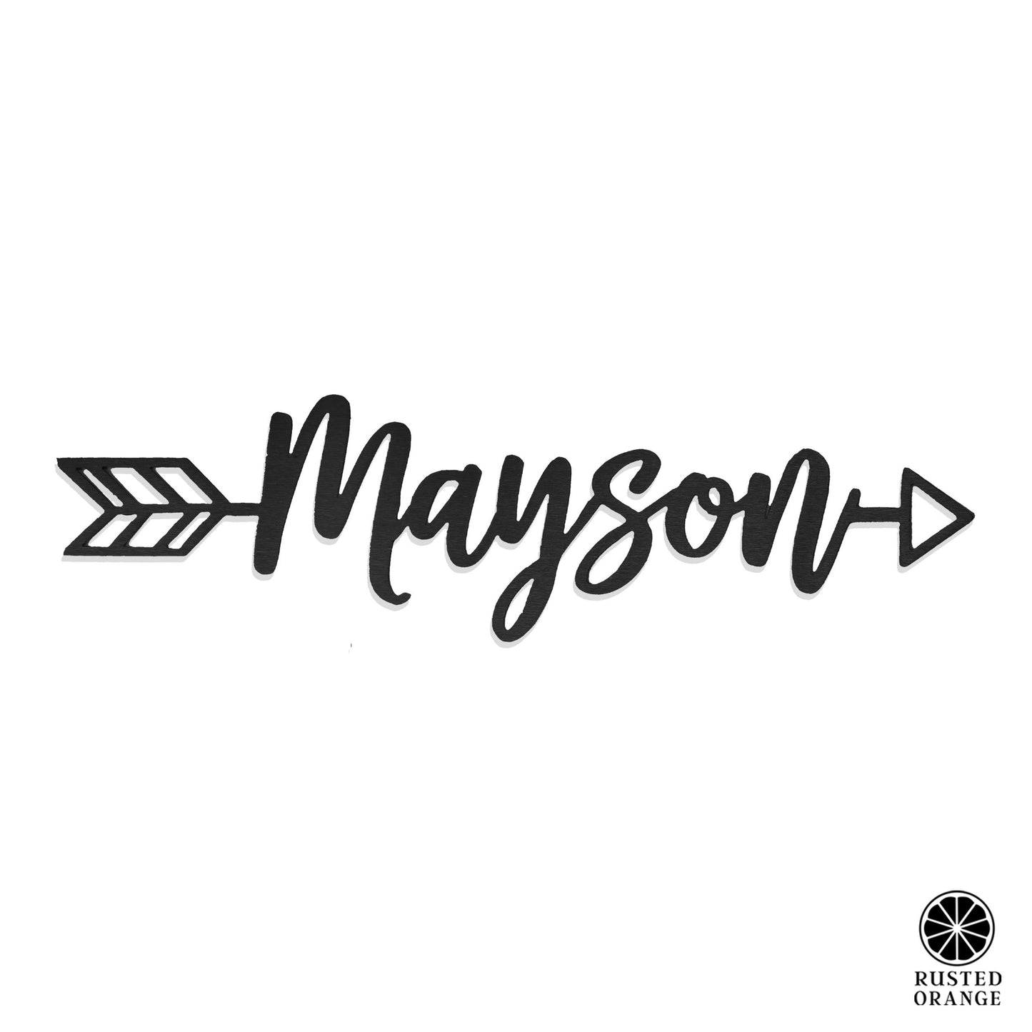 Sweets Arrow - 5 Styles - Personalized Metal Name Sign for Wall Decor