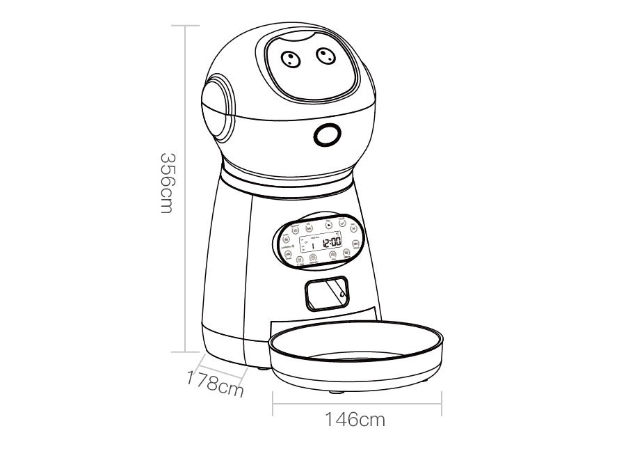 3.5L Smart Pet Food Dispenser