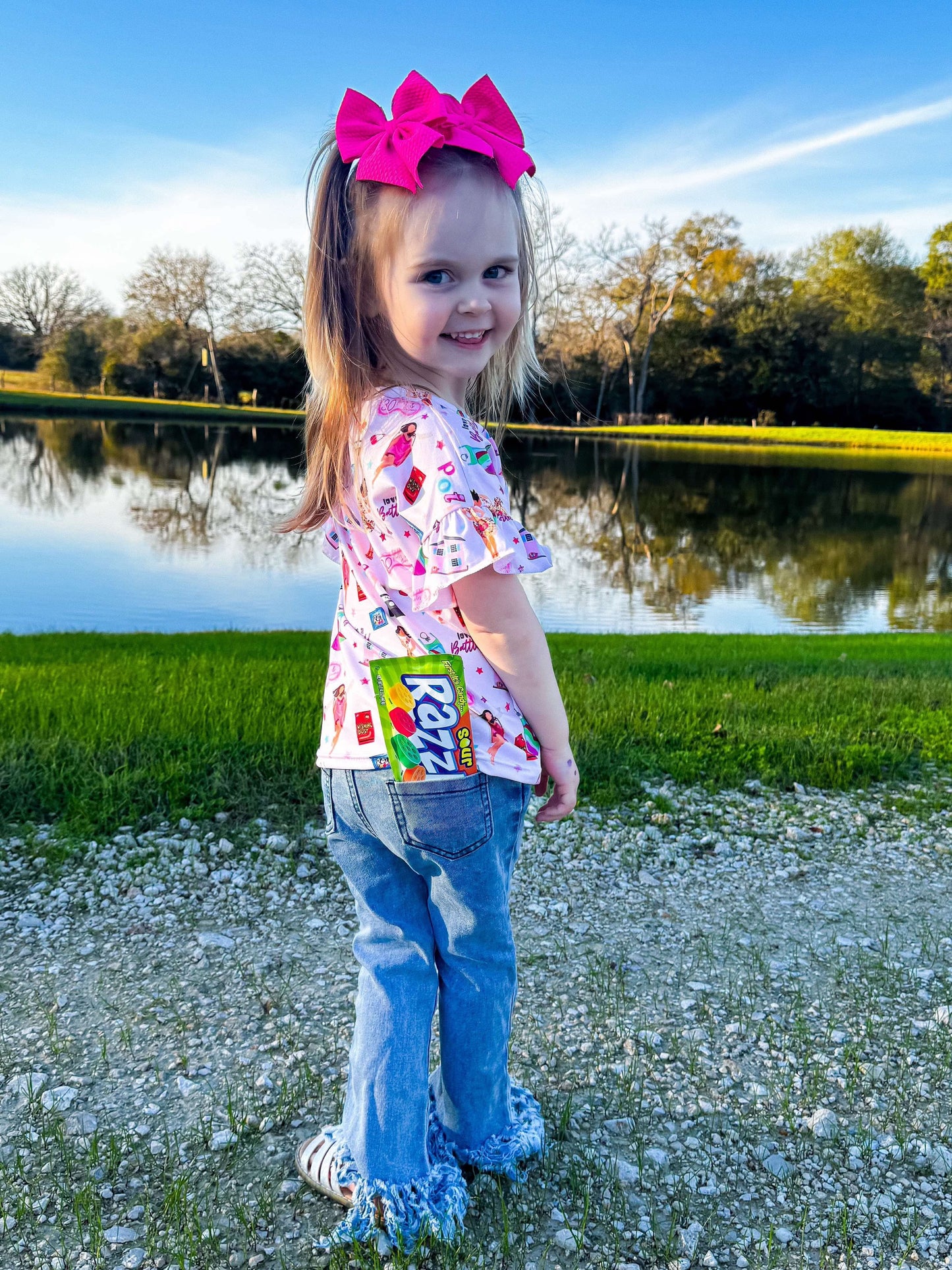 Poise ruffle top