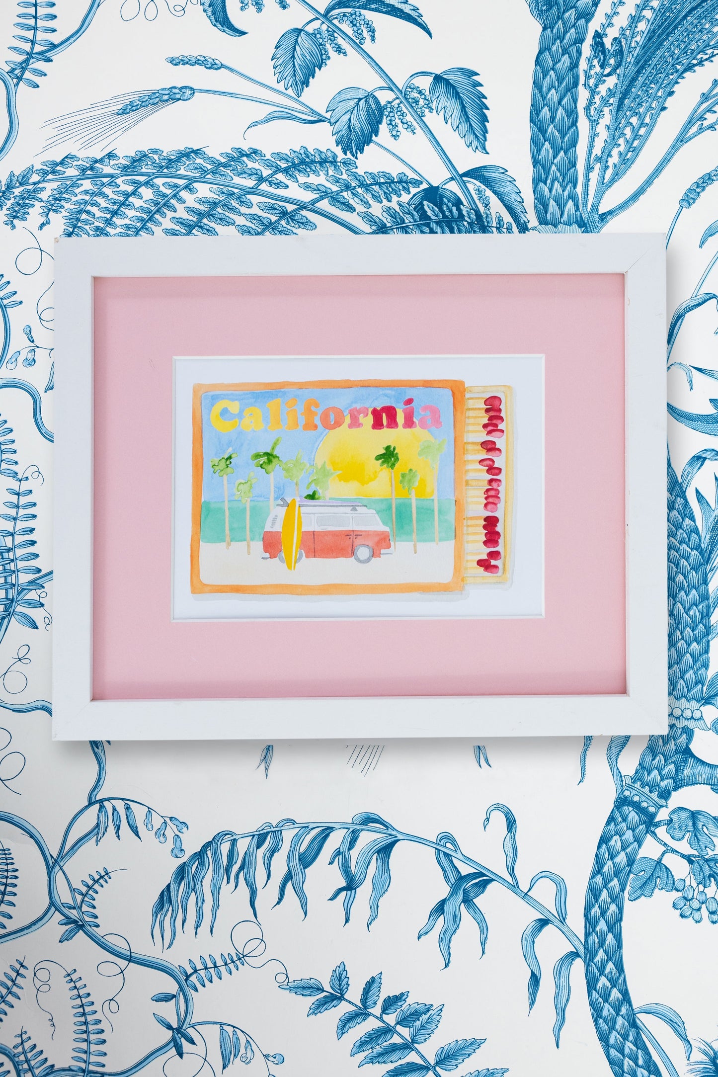 California Matchbook Art Print