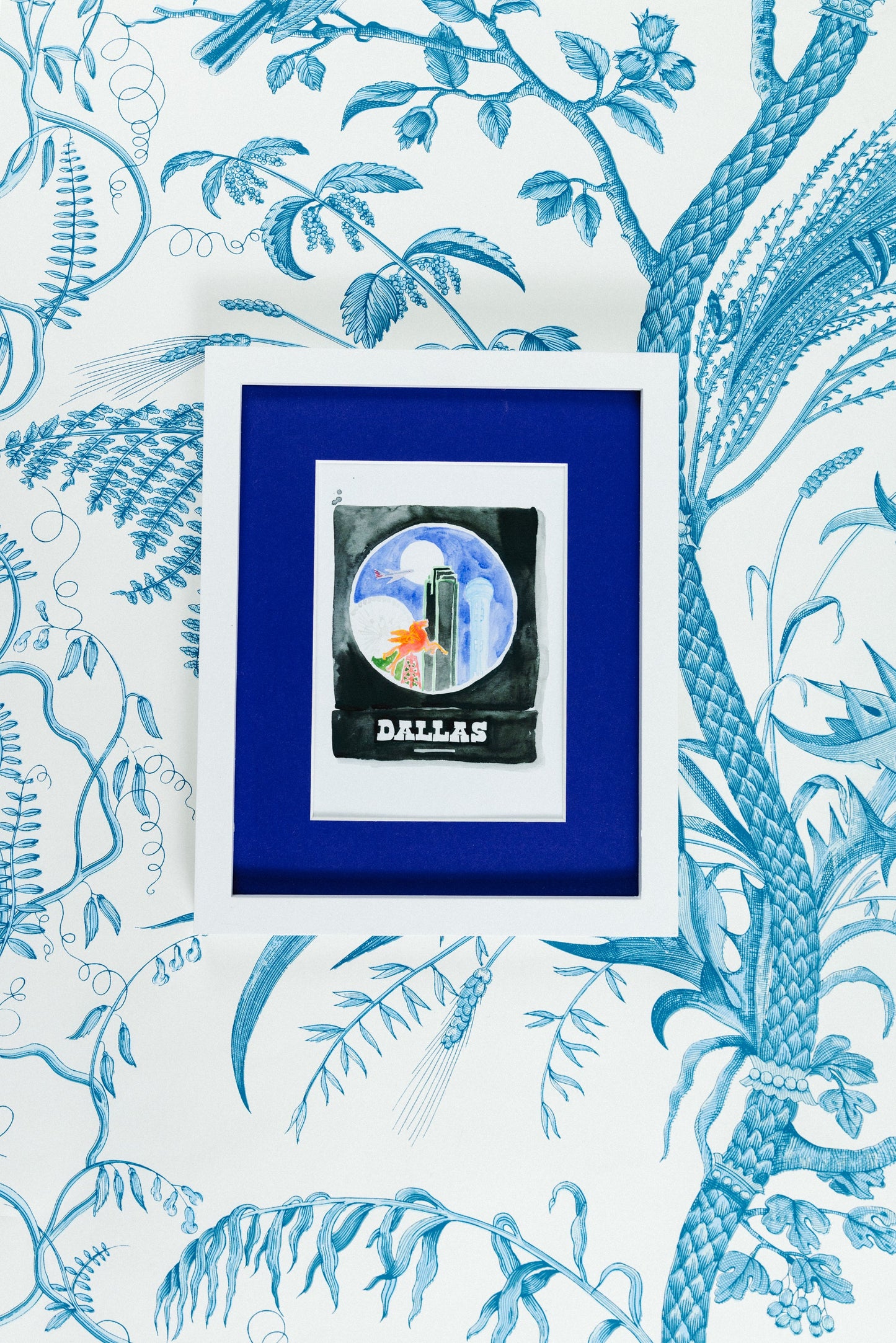 Dallas Matchbook Art Print