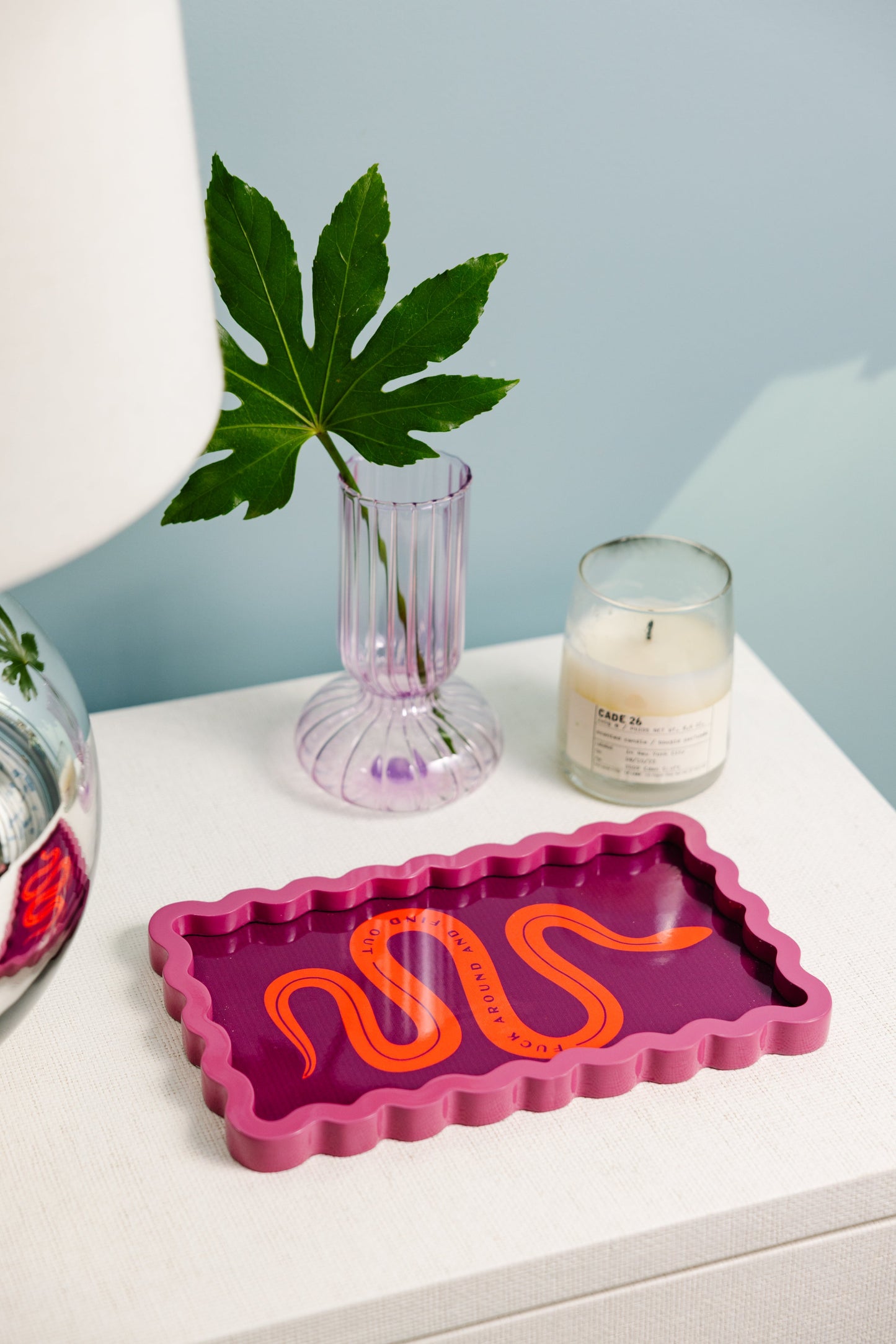 Fuck Around Lacquer Tray
