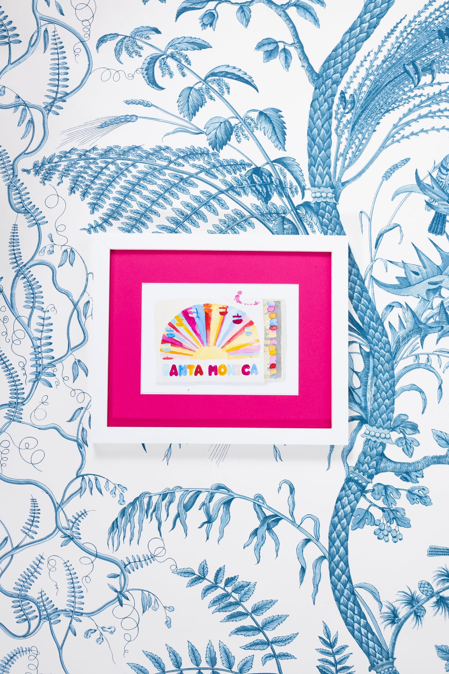 Santa Monica Matchbook Art Print