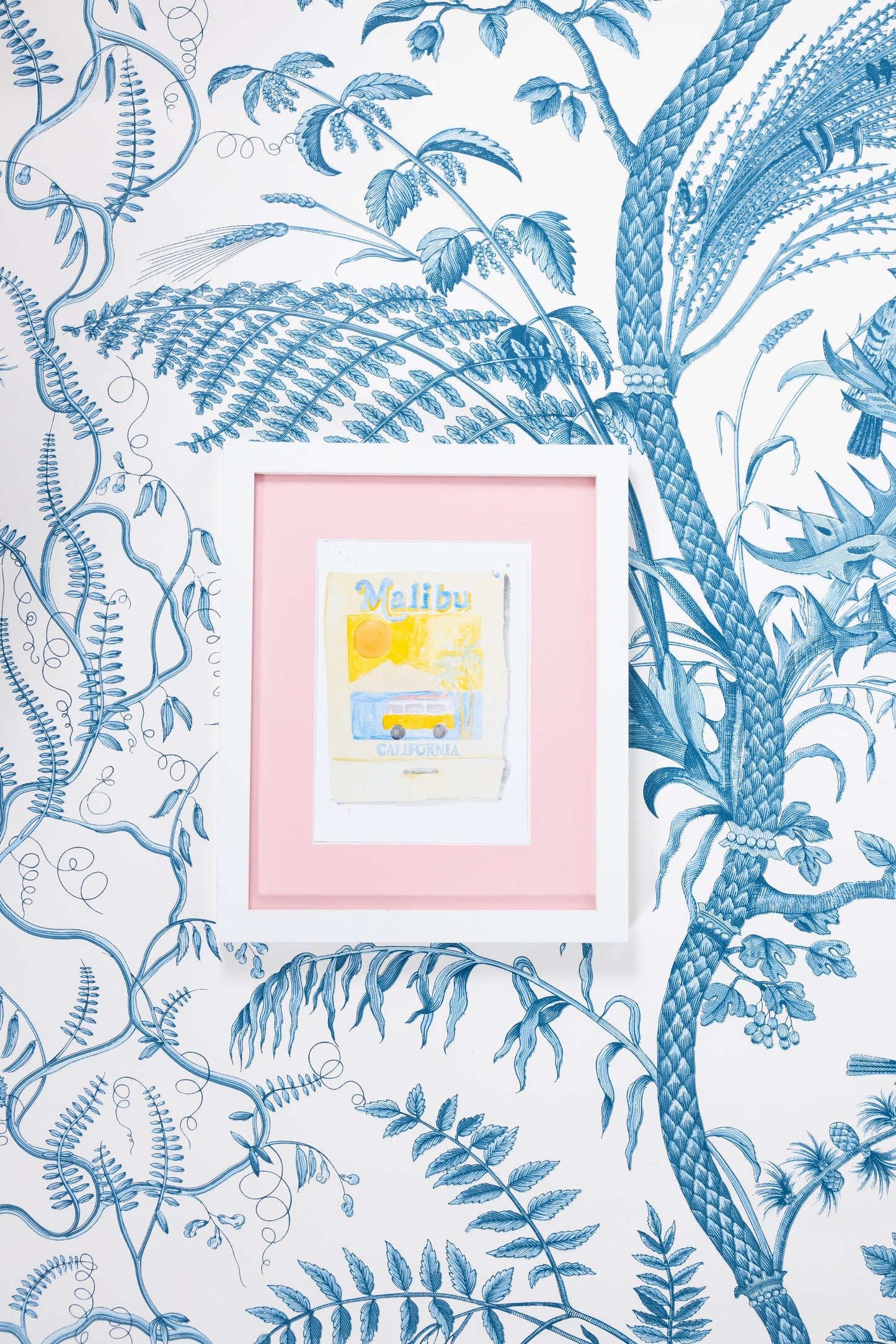 Malibu Matchbook Art Print