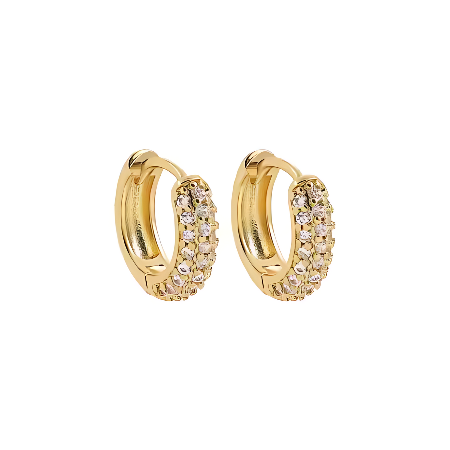 Layla Pave Hoops ~ Deep South Originals