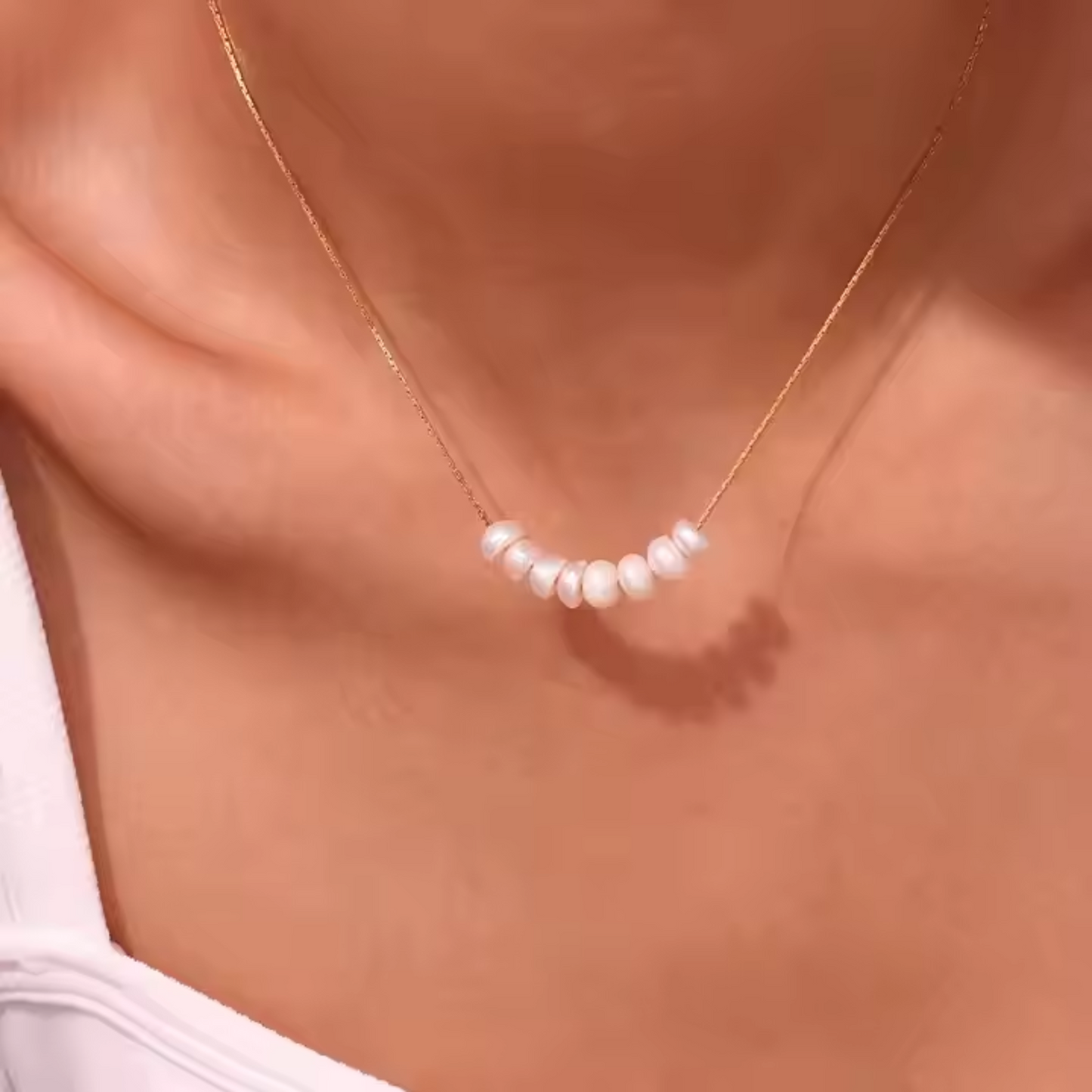Pearl Whisper Necklace ~ Deep South Originals