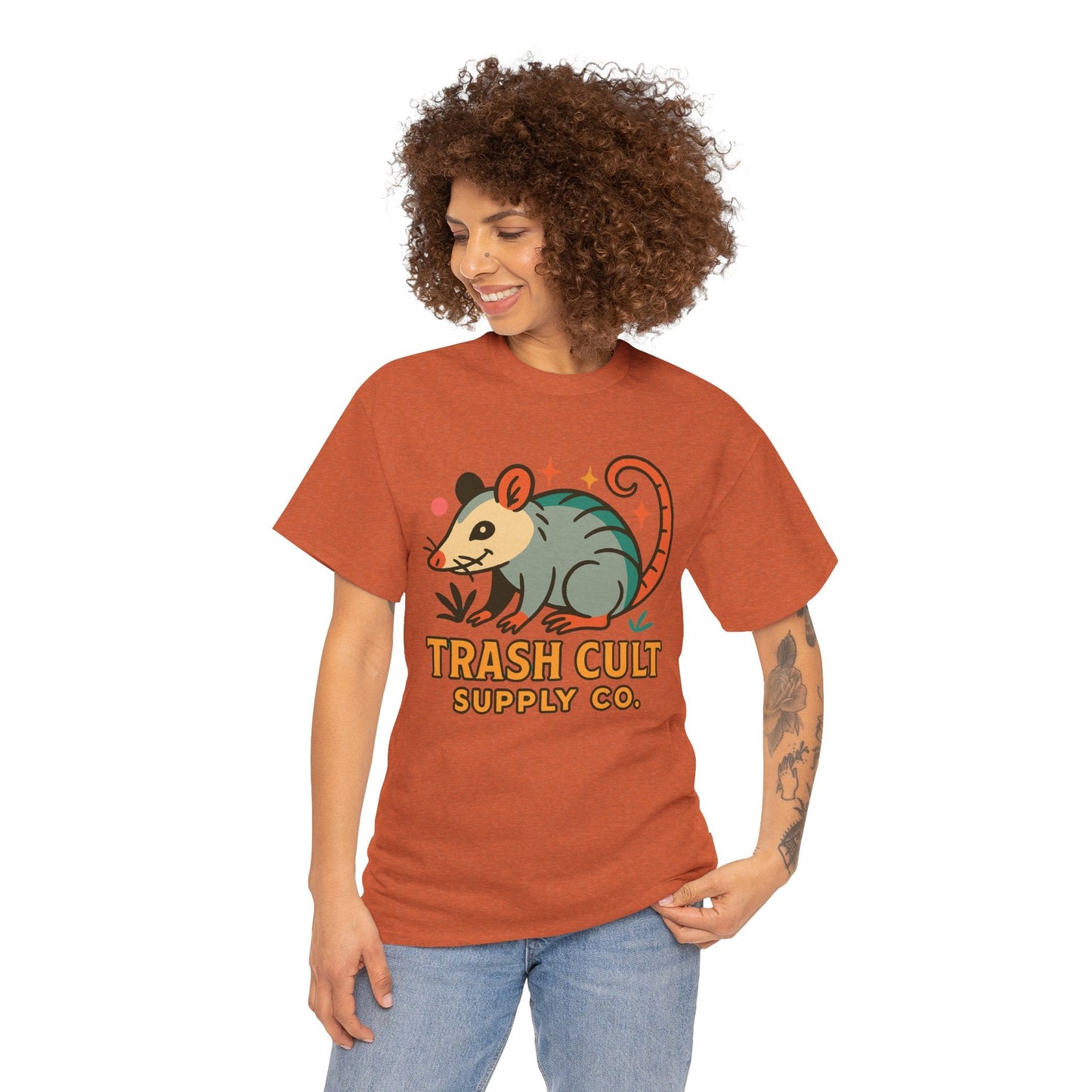 Trash Cult Unisex Cotton Tee, Trendy Apparel, Gift for Nature Lovers, Eco-Friendly Fashion, Unique Graphic Tee, Beach Casual Wear