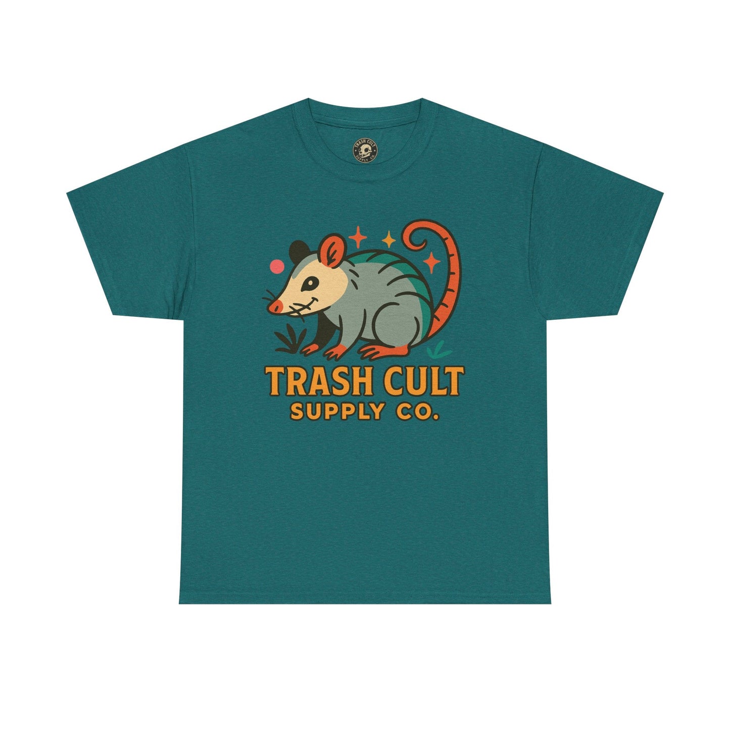 Trash Cult Unisex Cotton Tee, Trendy Apparel, Gift for Nature Lovers, Eco-Friendly Fashion, Unique Graphic Tee, Beach Casual Wear