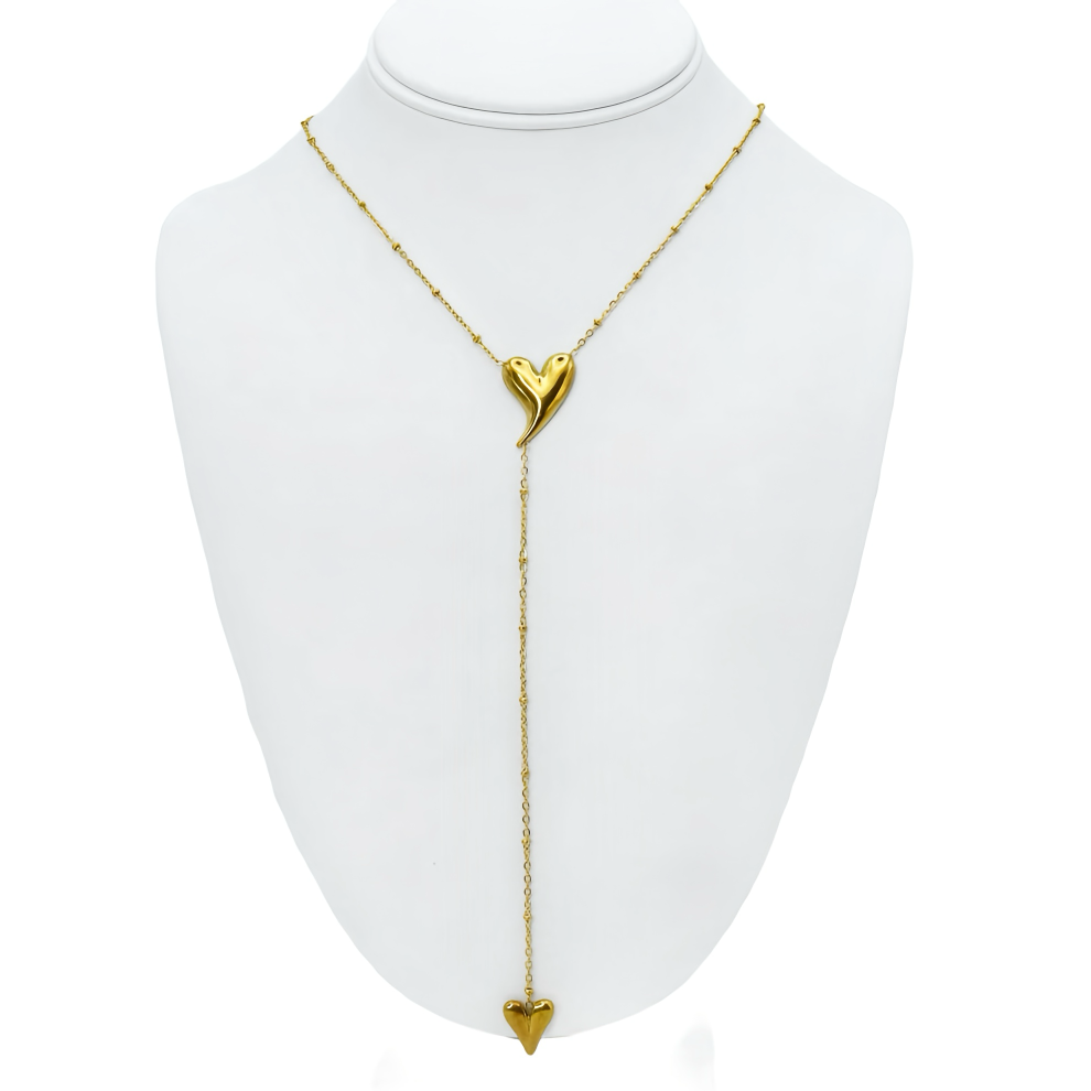 Two of a Kind Gold Necklace