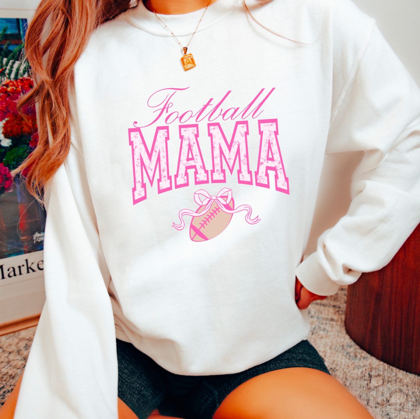Coquette Football Mama Sweatshirt