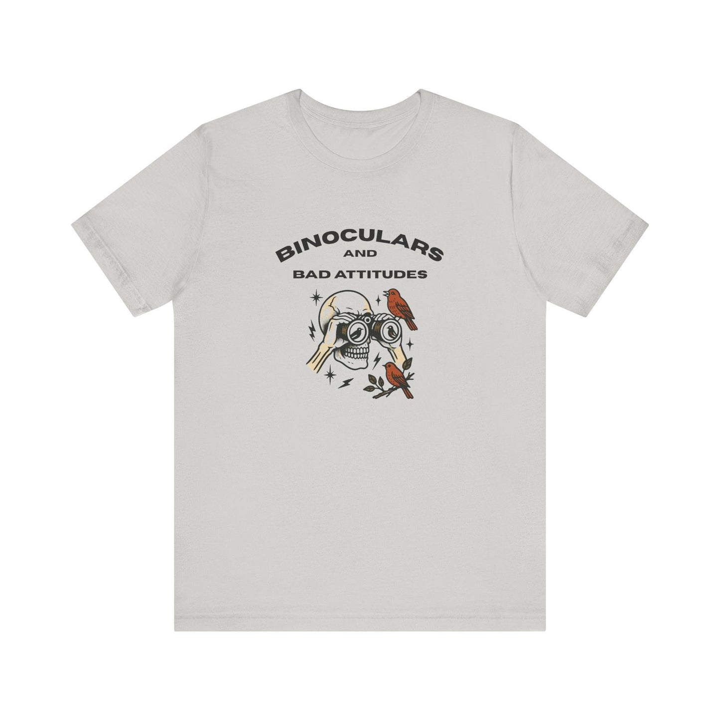 Bird Watching Is Hardcore T-Shirt | Funny Punk Birder Shirt for Misfits & Field Freaks