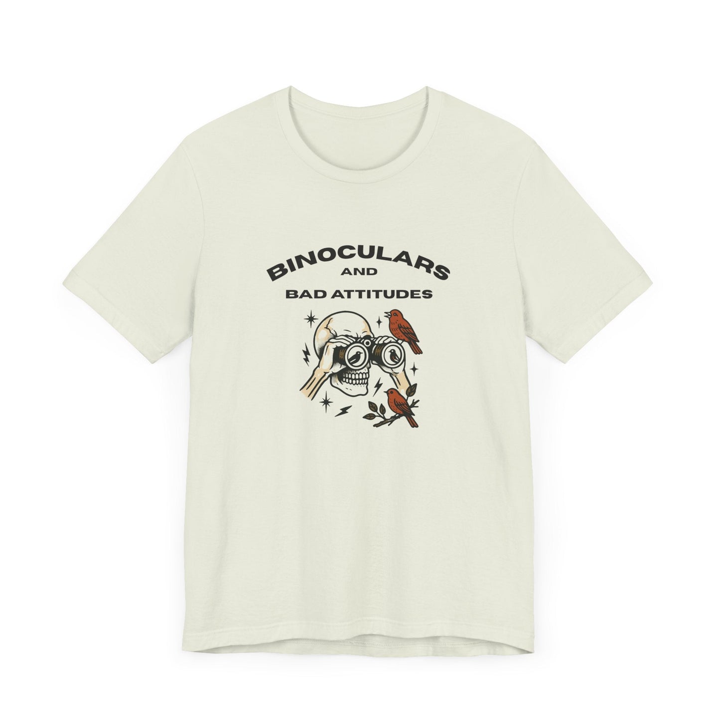 Bird Watching Is Hardcore T-Shirt | Funny Punk Birder Shirt for Misfits & Field Freaks