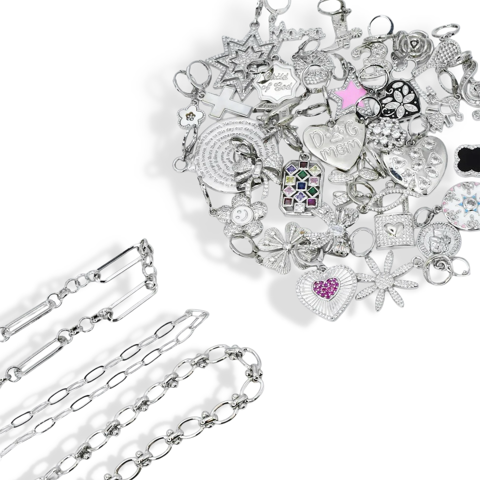 Mystery Charms Kit Silver