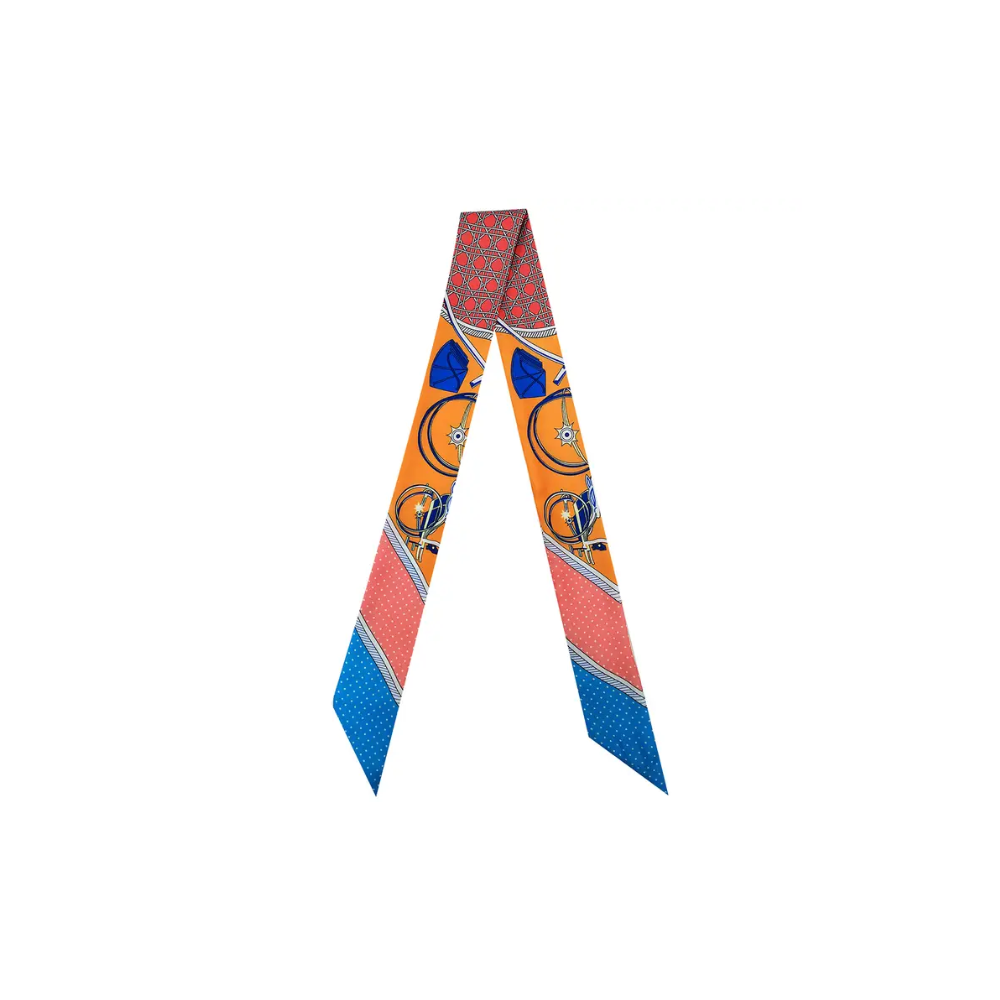 Scarf Necklace ~ Orange