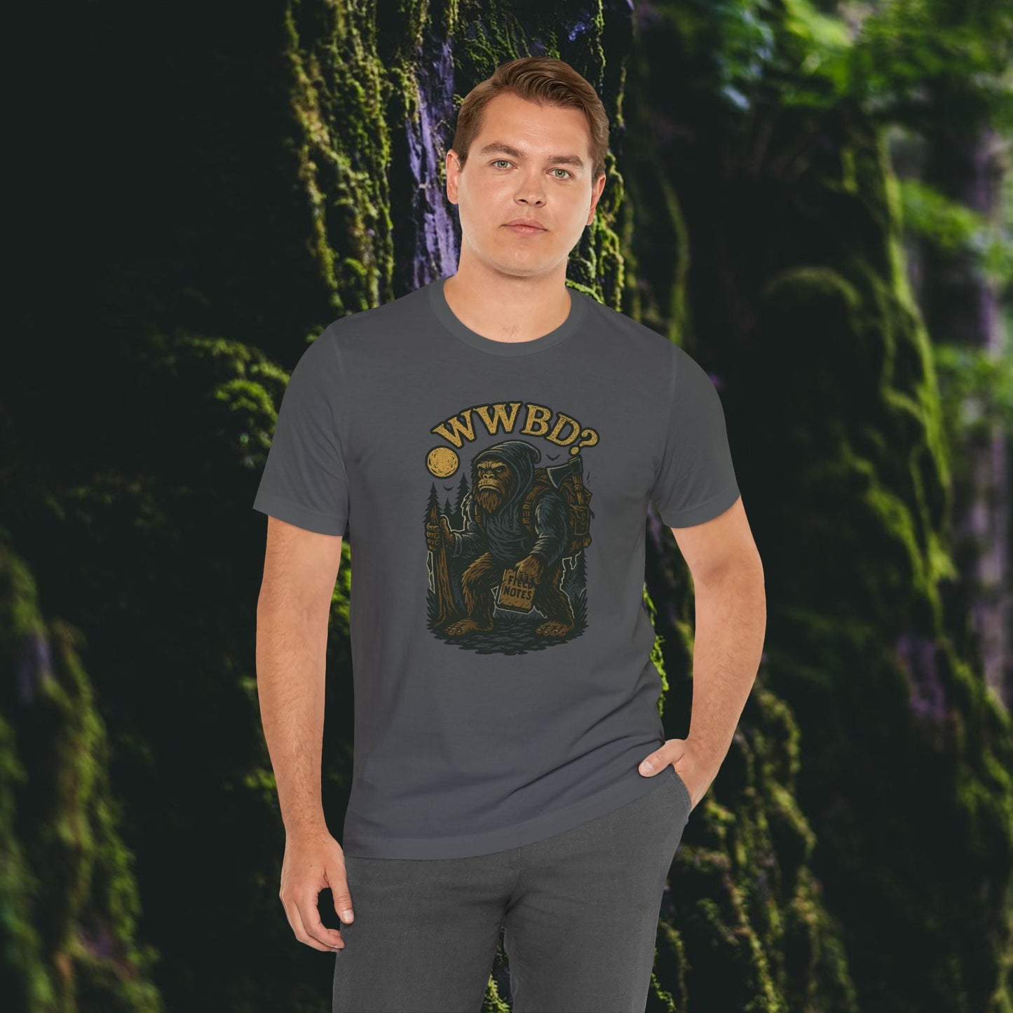 WWBD–What Would Bigfoot Do? Unisex T-Shirt