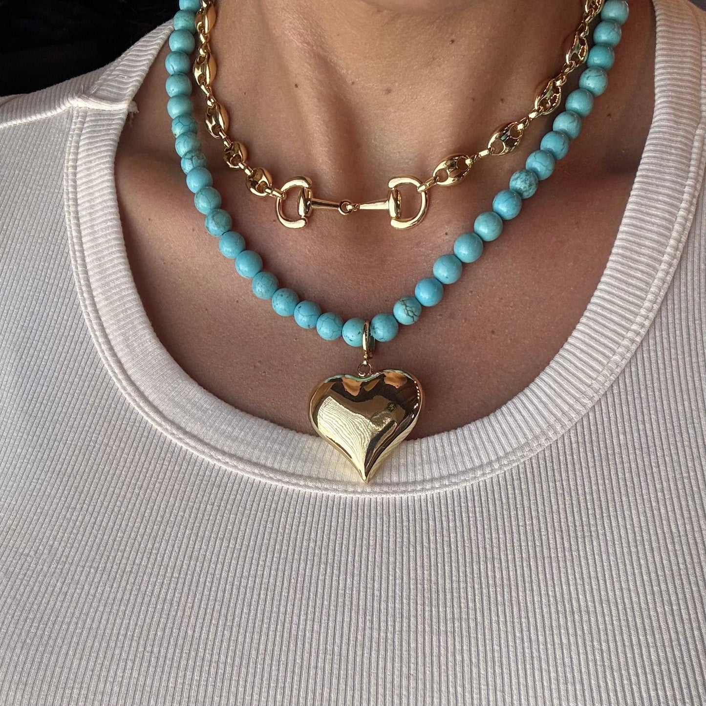 Blue Mood Gemstone Necklace