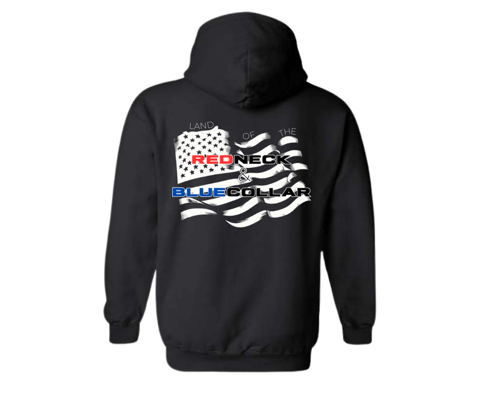 Redneck + Blue Collar Hoodie