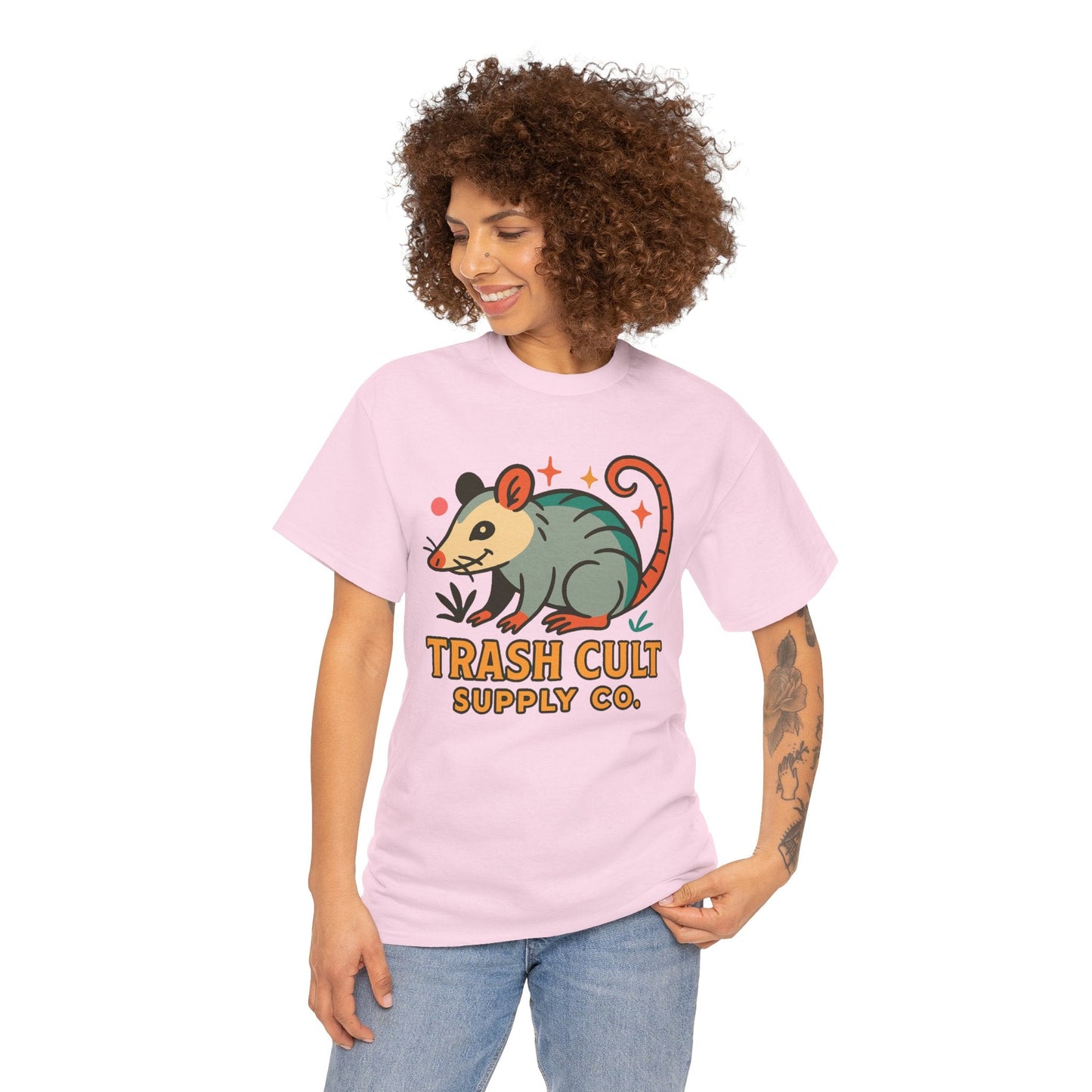 Trash Cult Unisex Cotton Tee, Trendy Apparel, Gift for Nature Lovers, Eco-Friendly Fashion, Unique Graphic Tee, Beach Casual Wear
