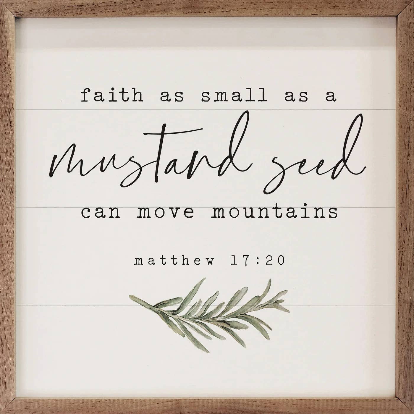 Mustard Seed Greenery