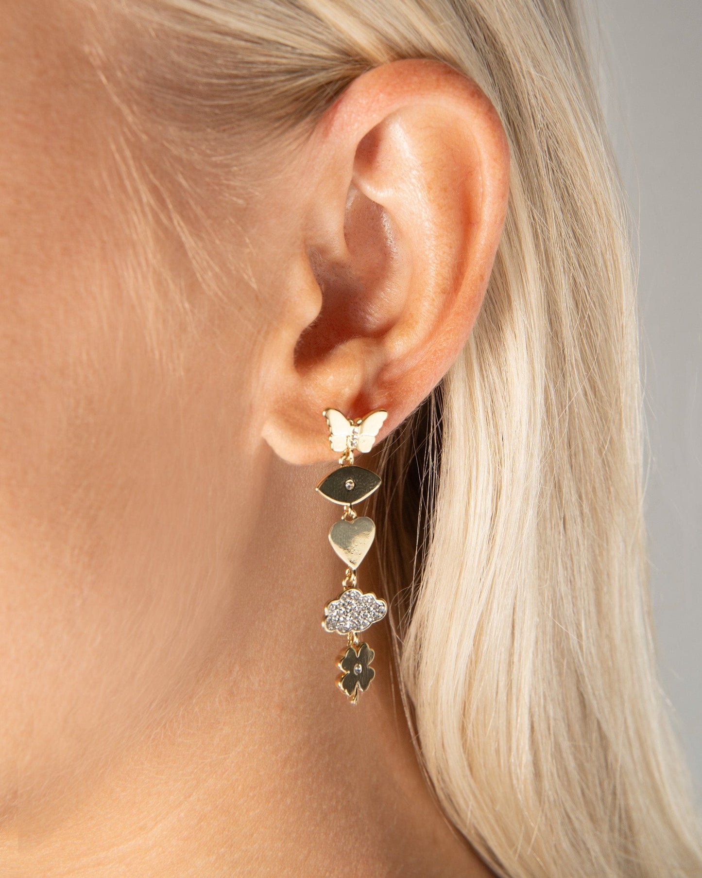 Silver Linings Drop Earrings