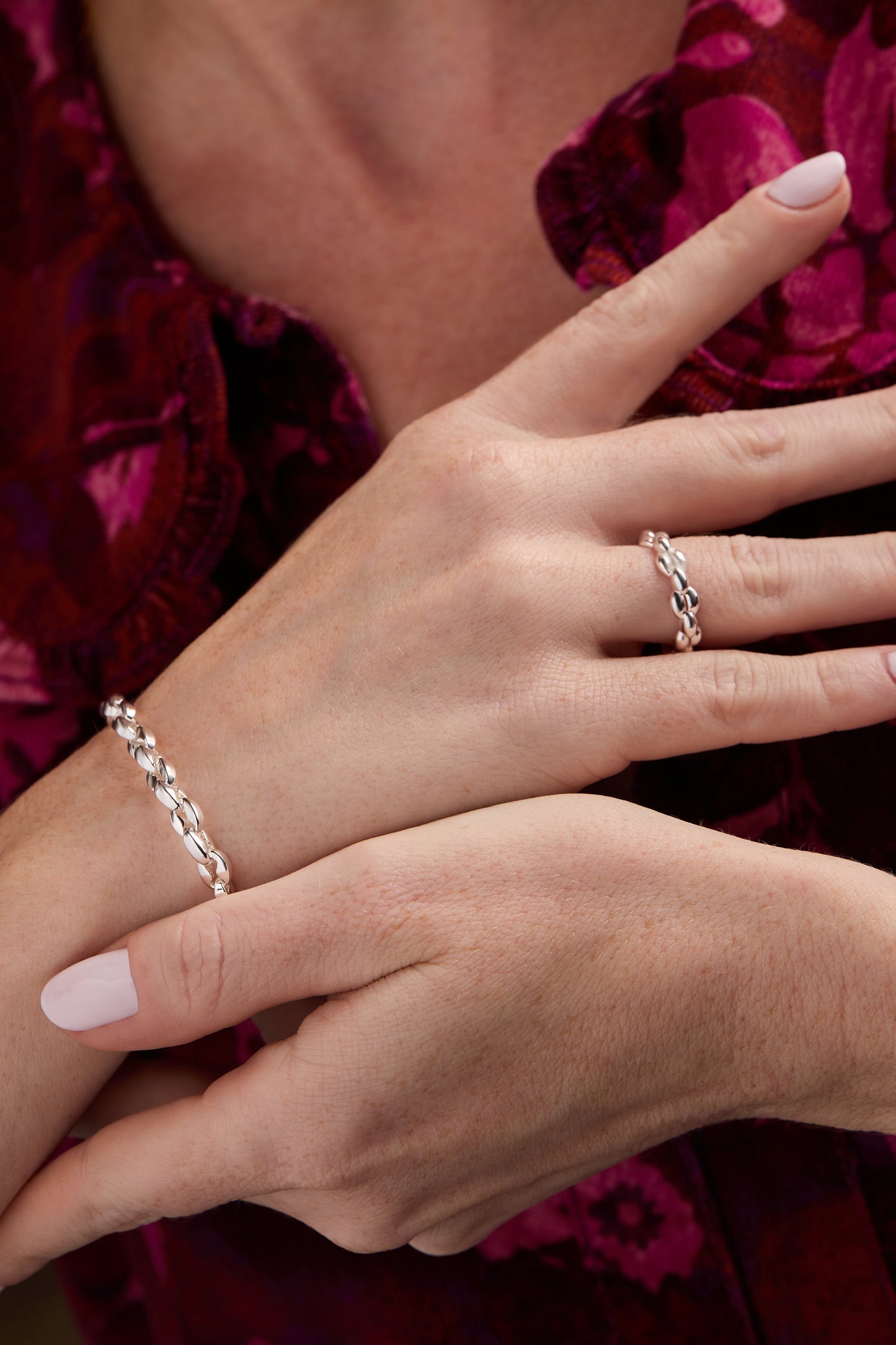 Puffy Rope Chain Ring