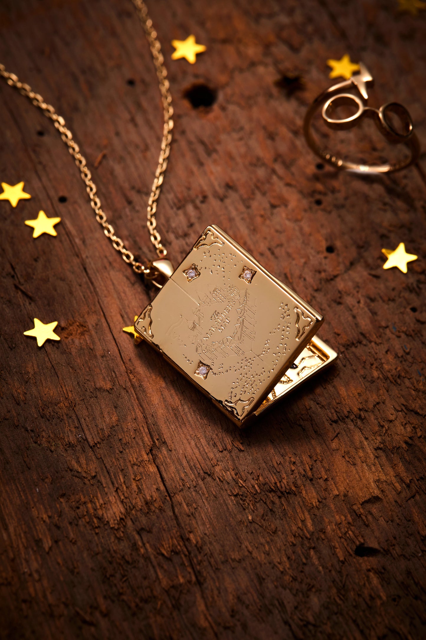 Harry Potter™ Mischief Managed Locket Necklace