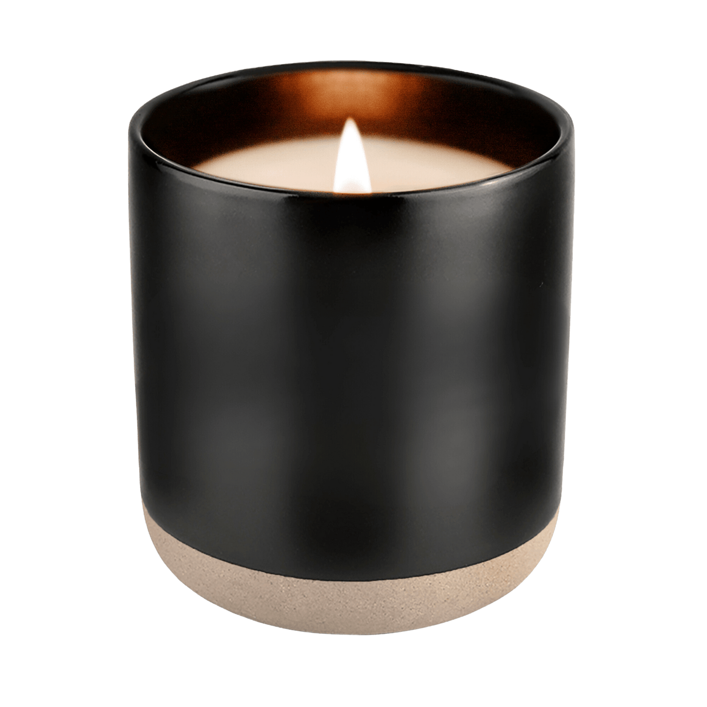 Citronella Black Stoneware Candle