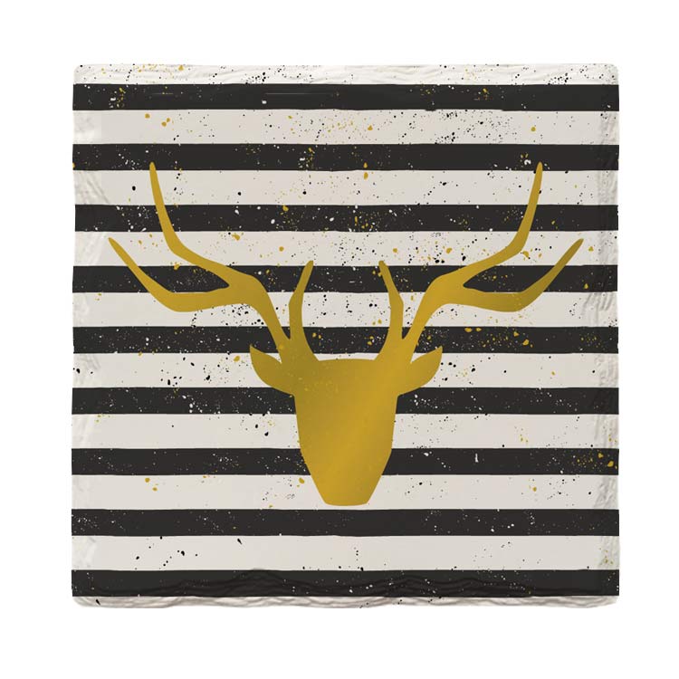 Golden Deer |Drink Coaster Set