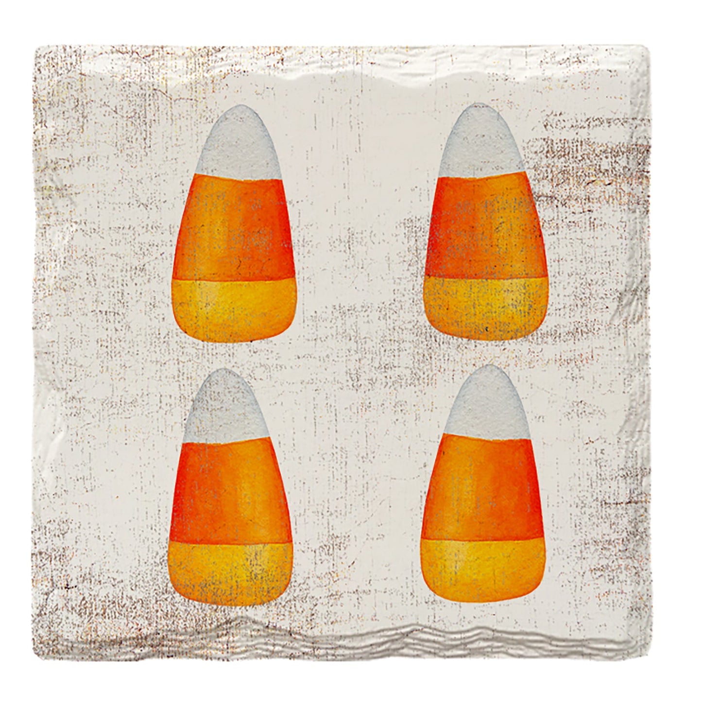 Halloween Watercolor Candy Corn | Drink Coaster Set
