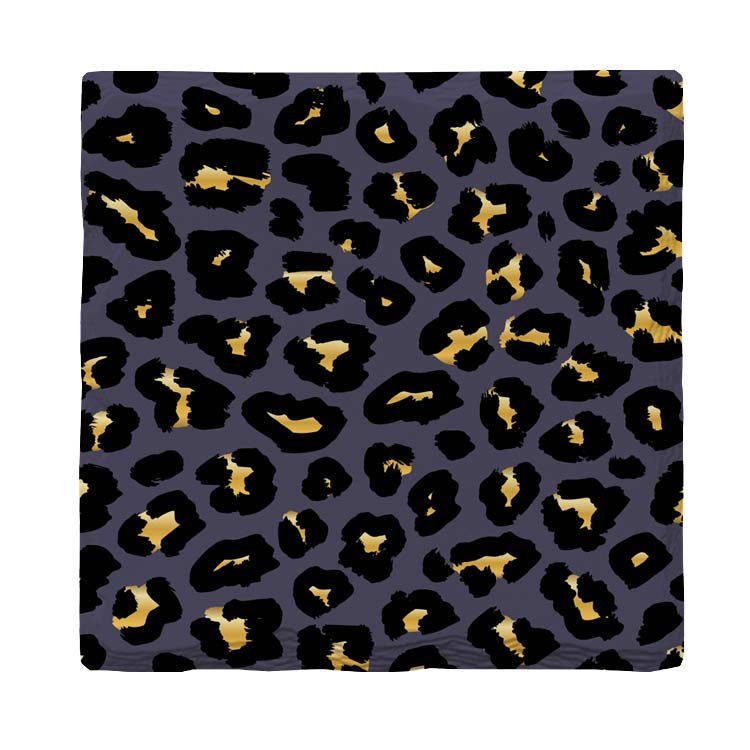 Purple Leopard Print |Drink Coaster Set
