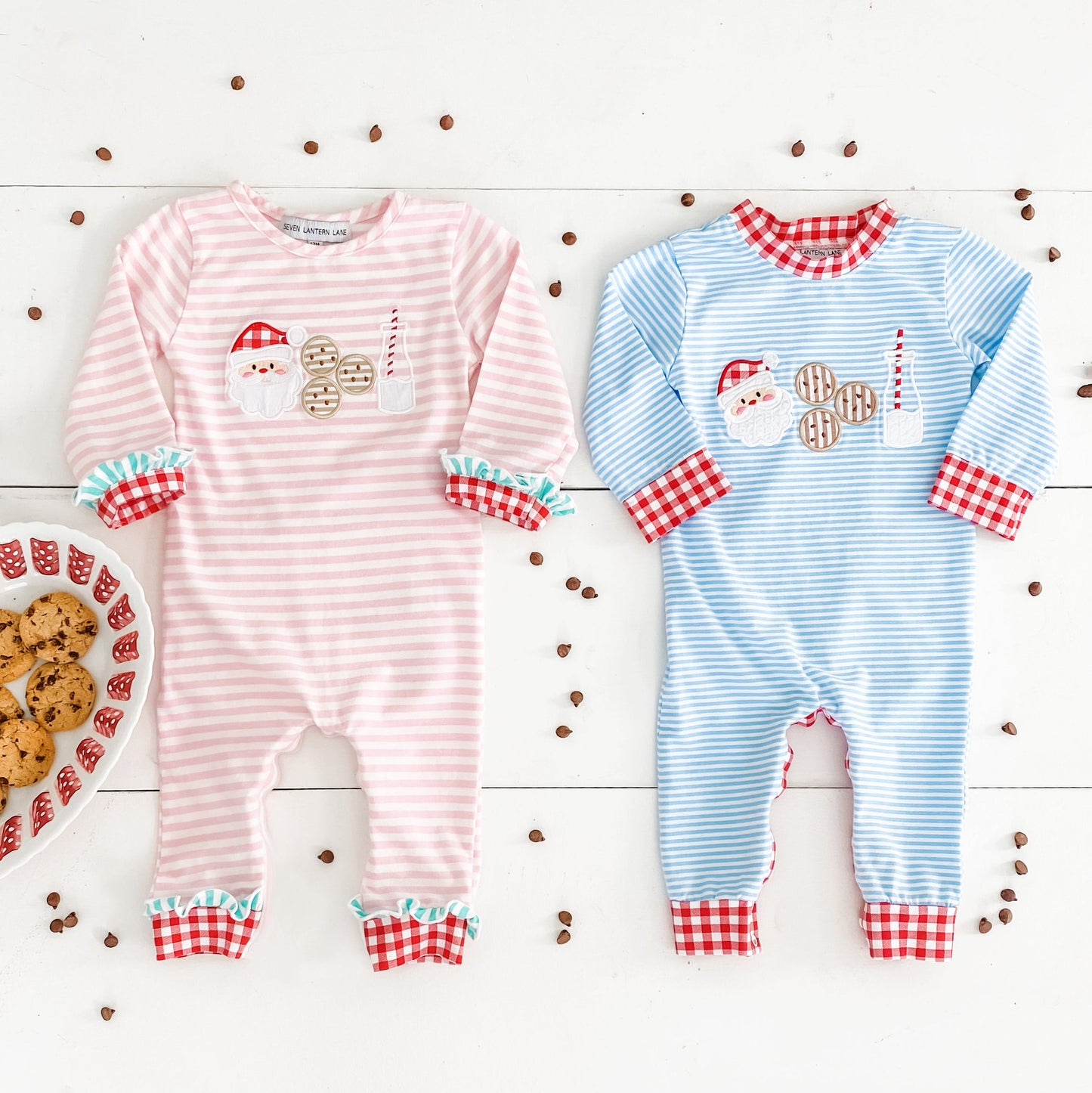 Pink Cookies For Santa Romper