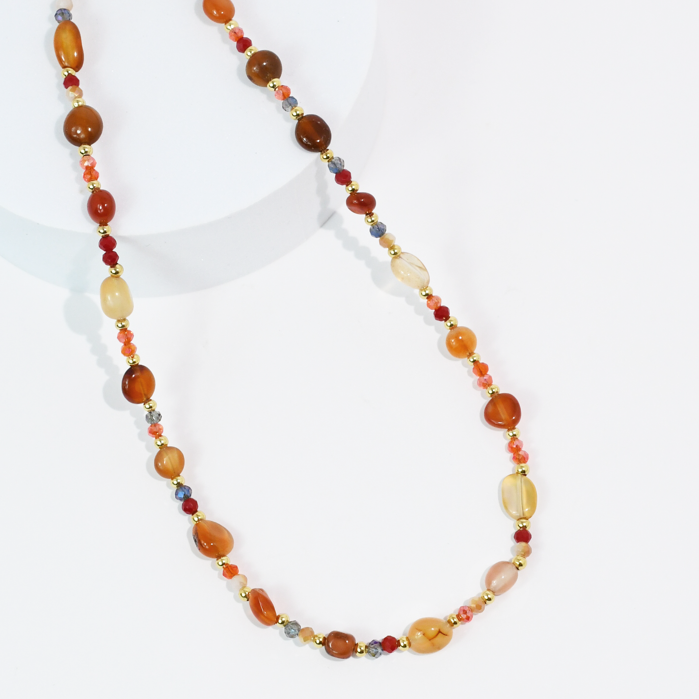 Colors of Autumn Beads Necklace