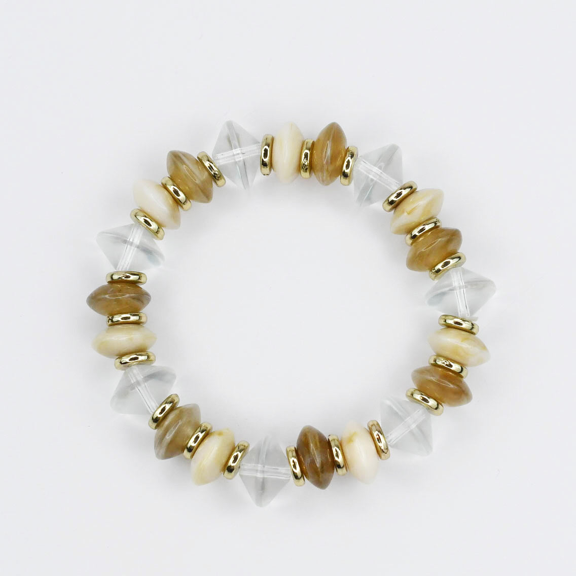 Cream Pop Beaded Bracelet