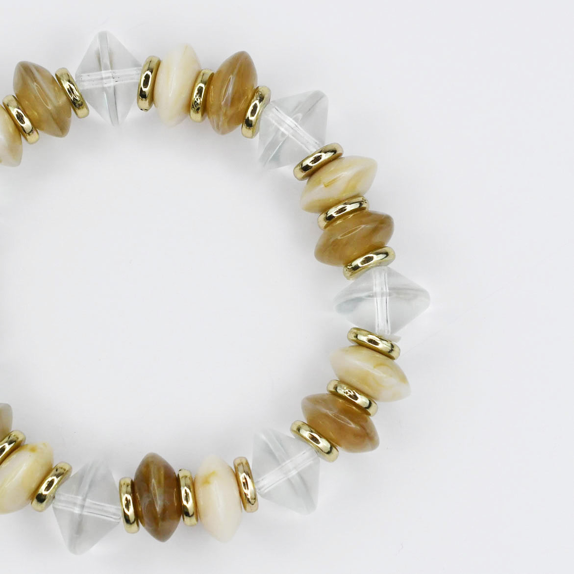 Cream Pop Beaded Bracelet