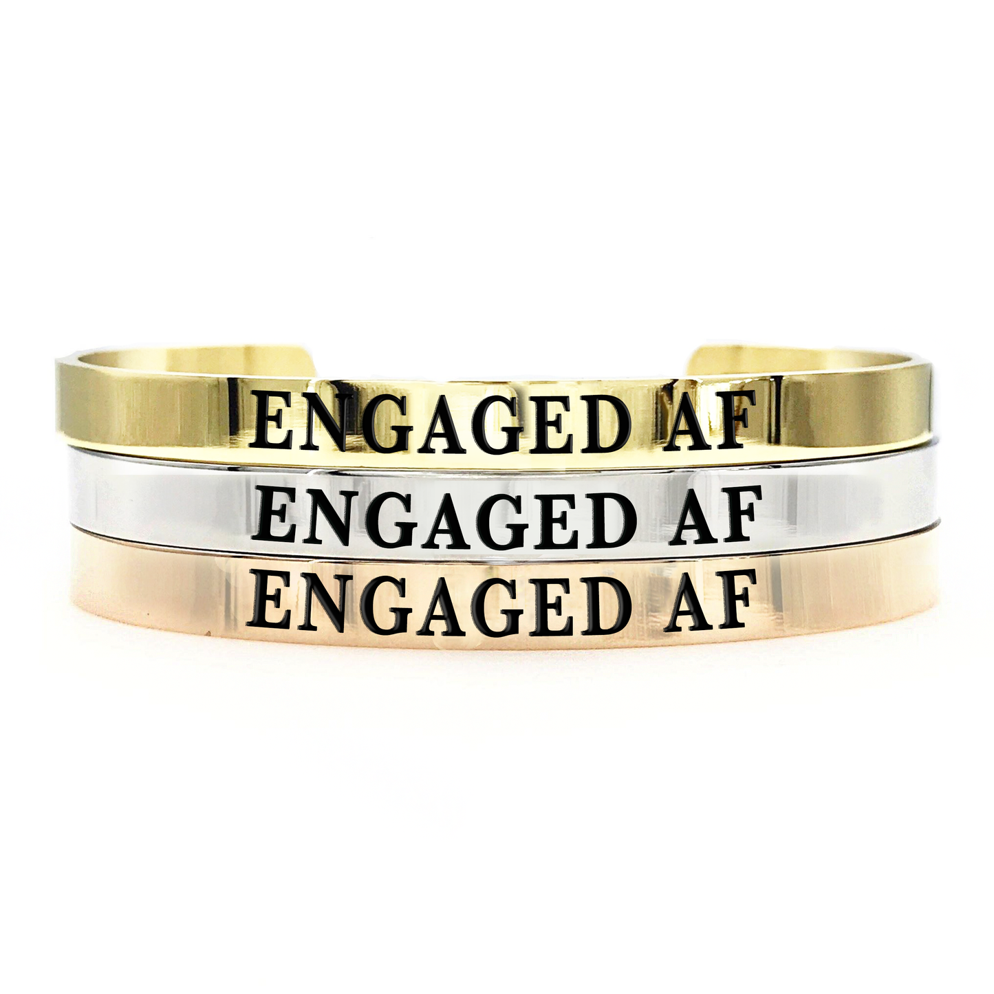 Engaged AF Thick Bangle *being discontinued*
