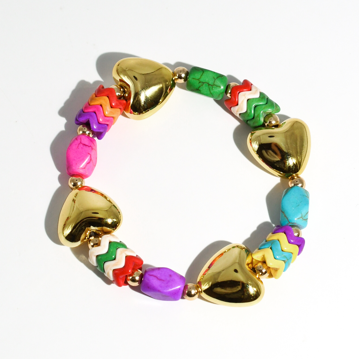 Heart Pop Gold Bracelet