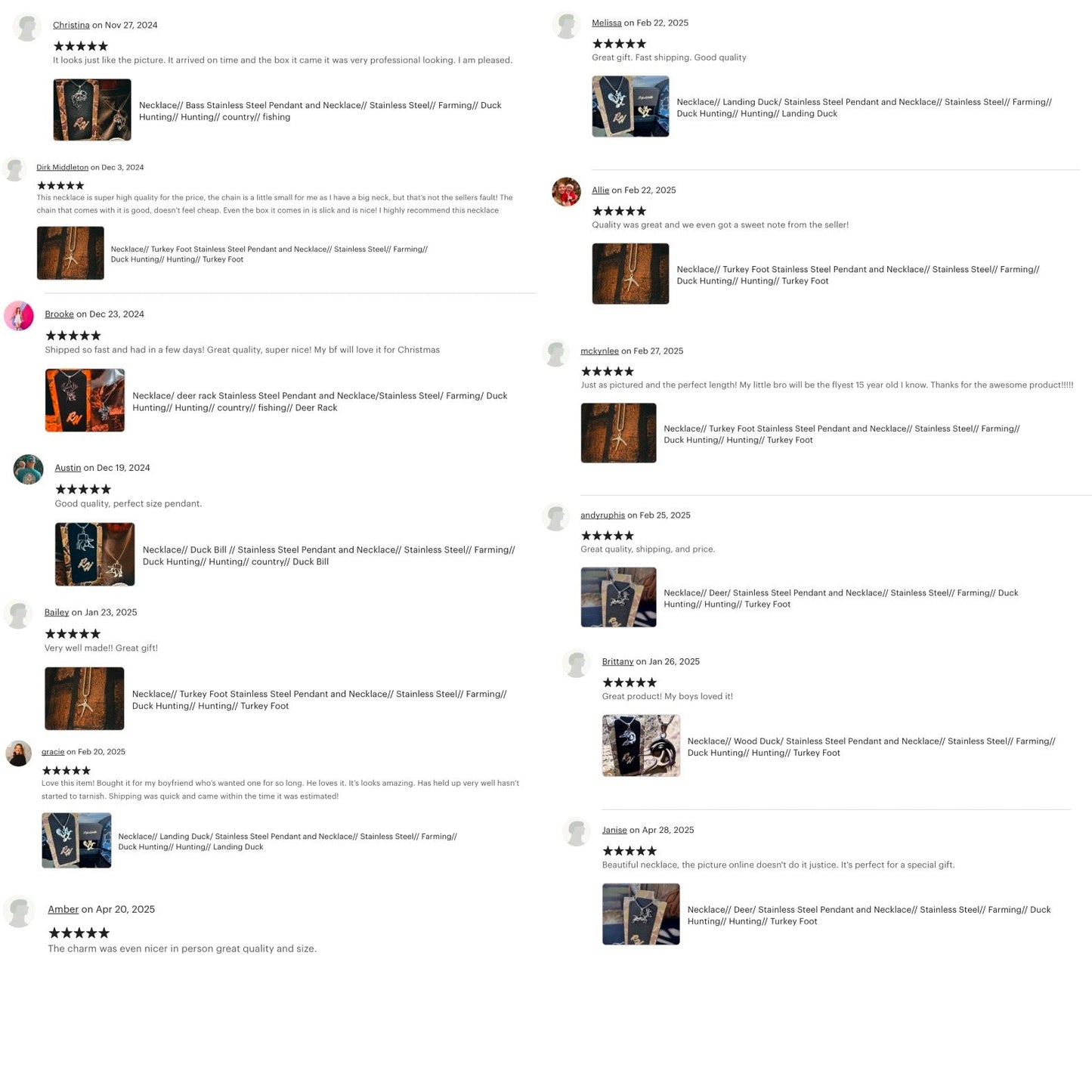 Dog- Stainless Steel Necklace and Pendant