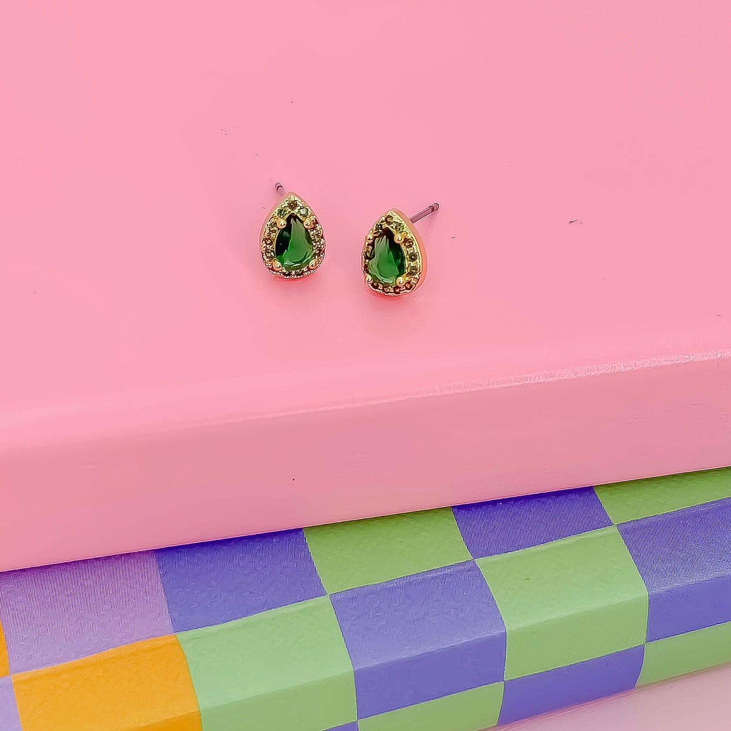 Emerald Drop Earrings