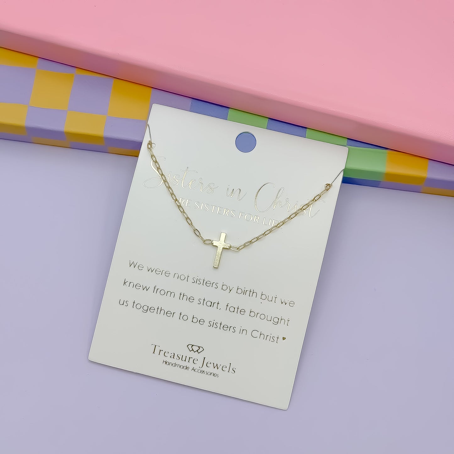 Sisters Forever Gold Necklace