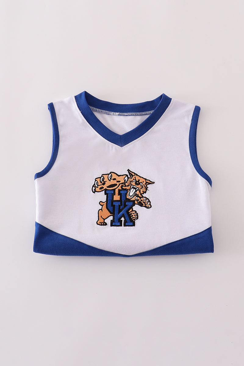 Kentucky embroidery skorts set