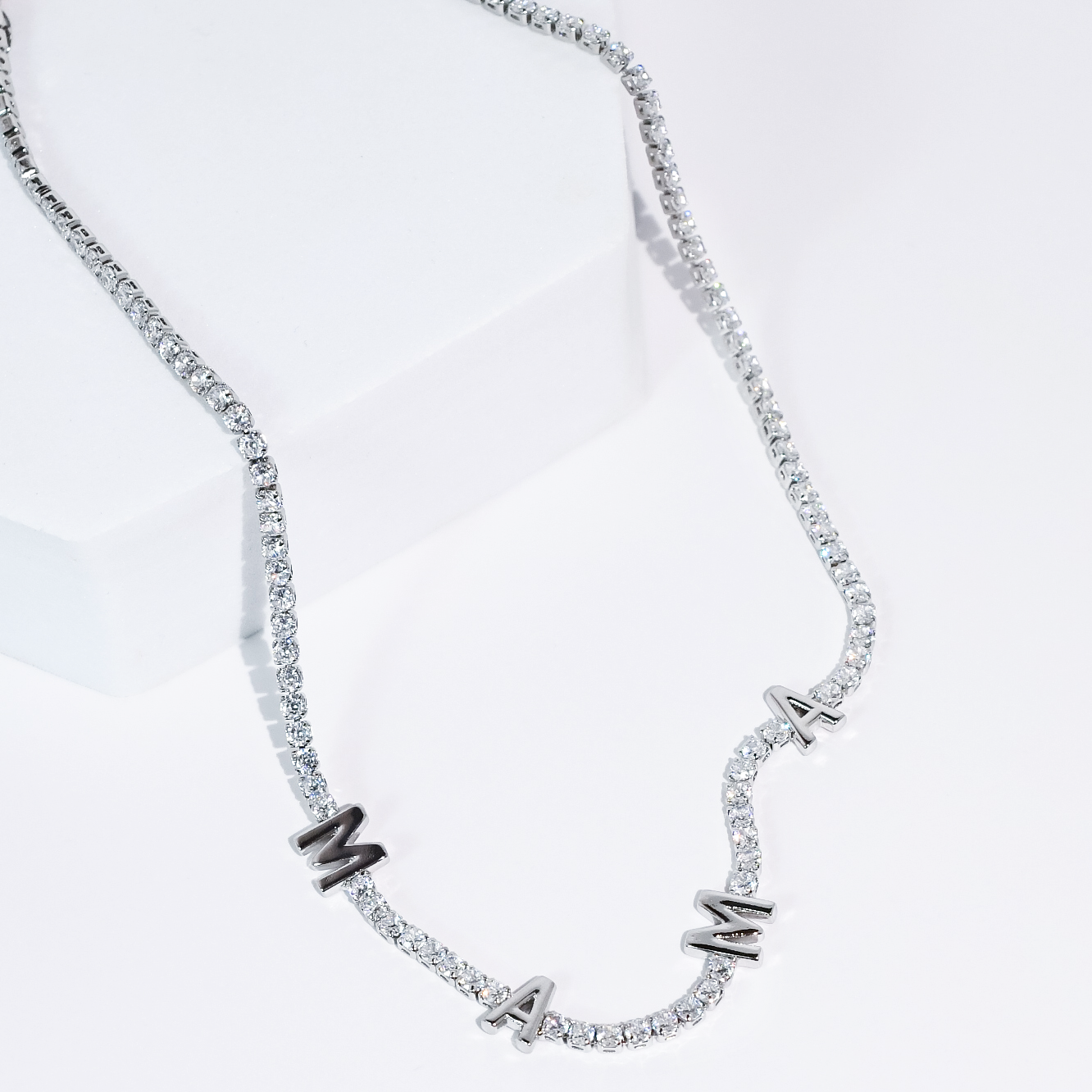 Mama Glow Silver Necklace