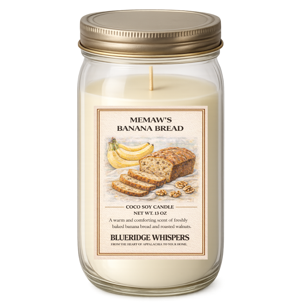 Memaw’s Banana Bread | Hand-Poured Nostalgic Kitchen Candle