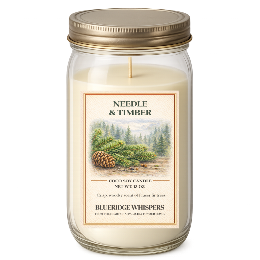 Timber & Needle – Fraser Fir | Hand-Poured Mountain Forest Candle